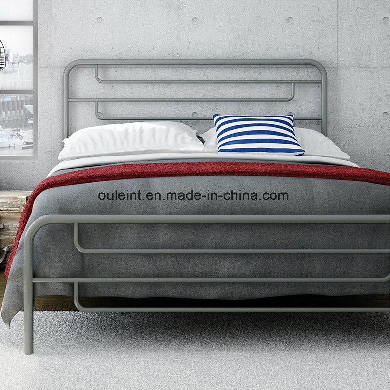 High Quality Metal King Bed (OL17197)