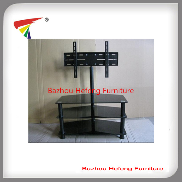 Tempered Glass TV Stand Fashion Design (TV041)