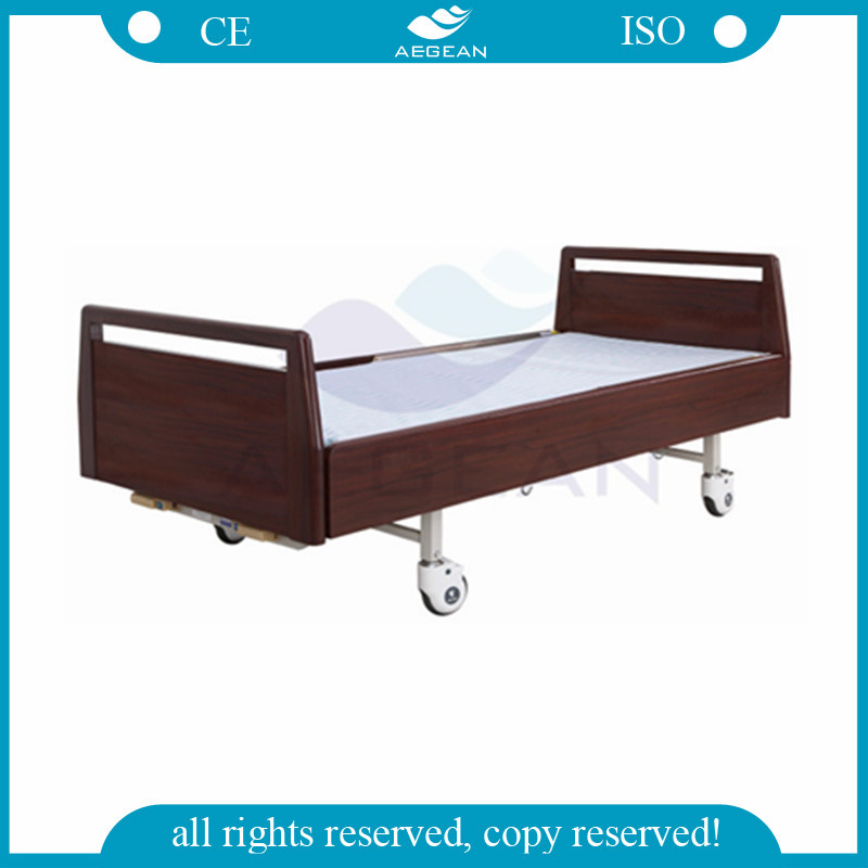 AG-Bys117 Ce ISO Approved Adjustable Two Cranks Manual Hospital Bed