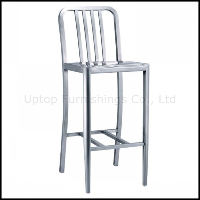 Wholesale Restaurant Used Stainless Steel Navy Barstool (SP-SC209)