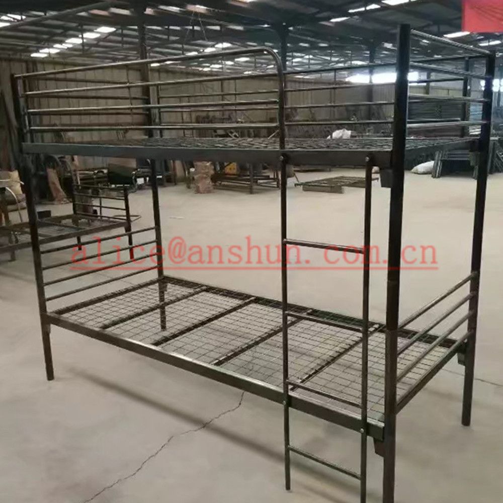 Sleeper Room Furniture Metal Triple Bunk Beds Dormitory Students Bunk Beds Jas-086
