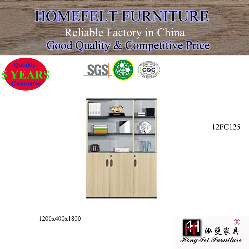 Modern Design Office Wooden MFC Board Bookcase Furniture File Cabinet