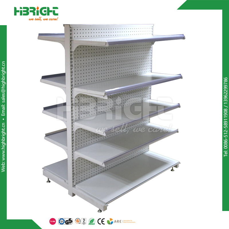 Wholesal Shop Double-Side Perforated Supermarket Shelf