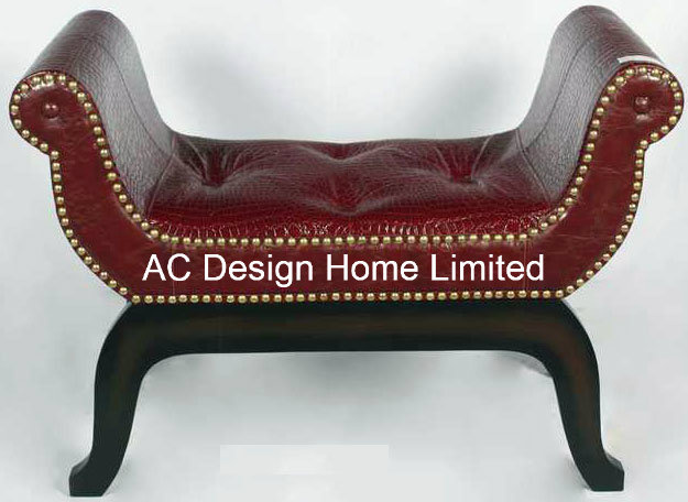 PU Leather/Wooden Indoor Bedroom U Shape Bench