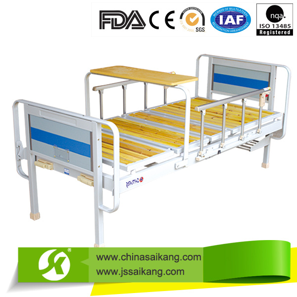 SK054 Hospital Double Crank Maunal Medical Bed (CE/FDA/ISO)