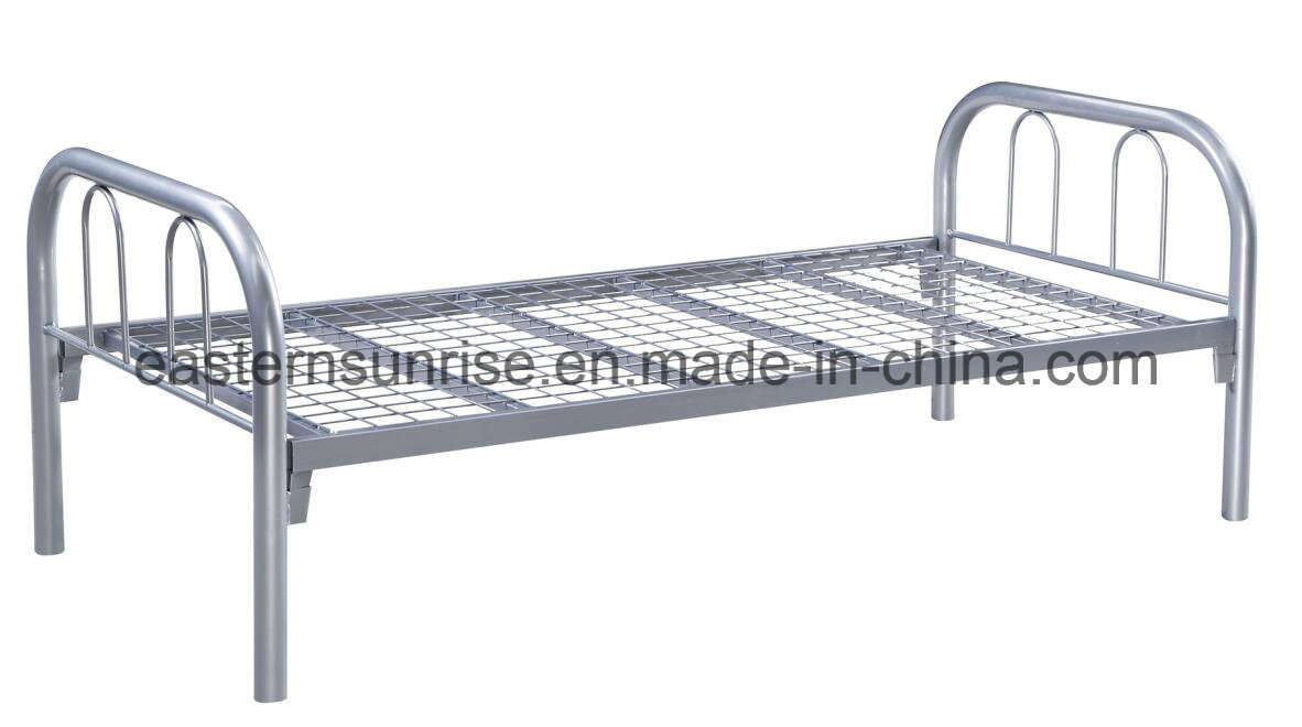Experienced and Credibility Enterprise Supply Simple Steel Metal Single Bed