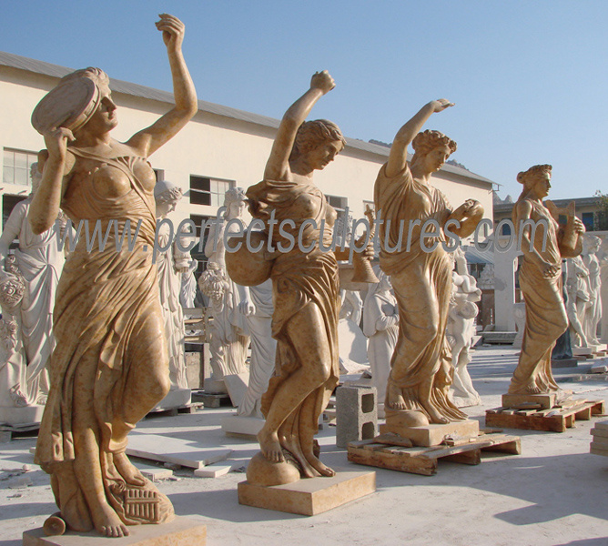 Carving Sculpture Marble Stone Statue for Garden Decoration (SY-X1317)