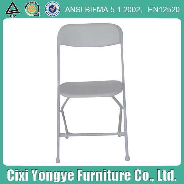 White Plastic Folding Chair for Commercial Wedding Evens