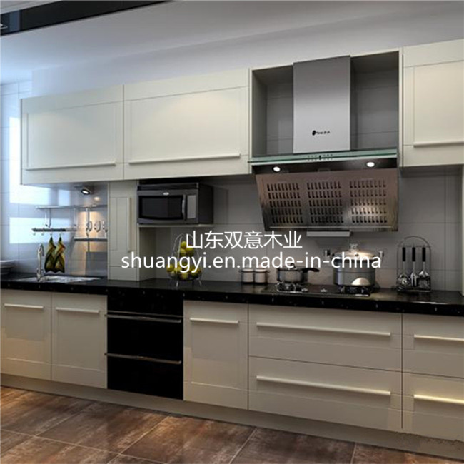 High Glossy White Lacquer Kitchen Cabinet for Sale