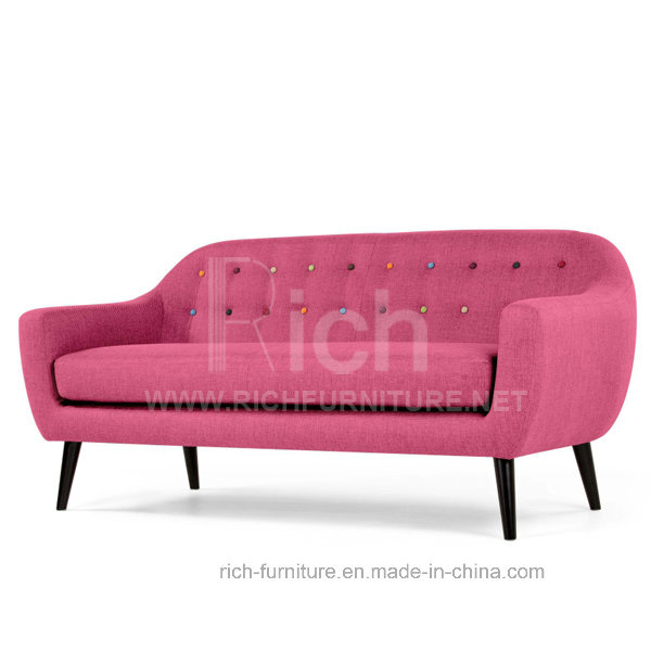 Life Style New Design Leisure Fabric Sofa for Living Room (3seater)