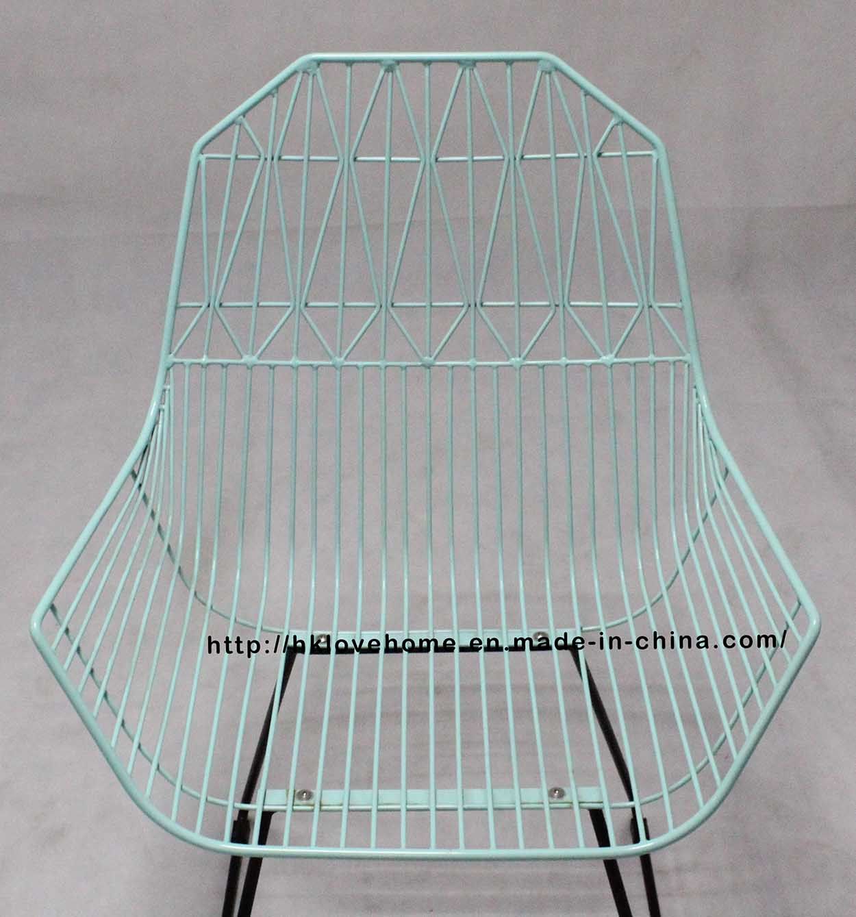 Replica Modern Dining Restaurant Kd Furniture Seat Metal Armchair Wire Chair
