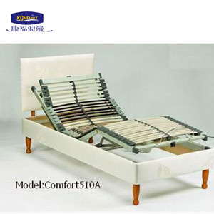 Modern Adjustable Electric Wood Bed with Bed Frame