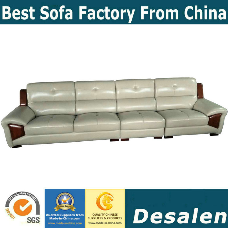 Hot Sell Wholesale Price Office Furniture I Shape Leather Sofa (A67)