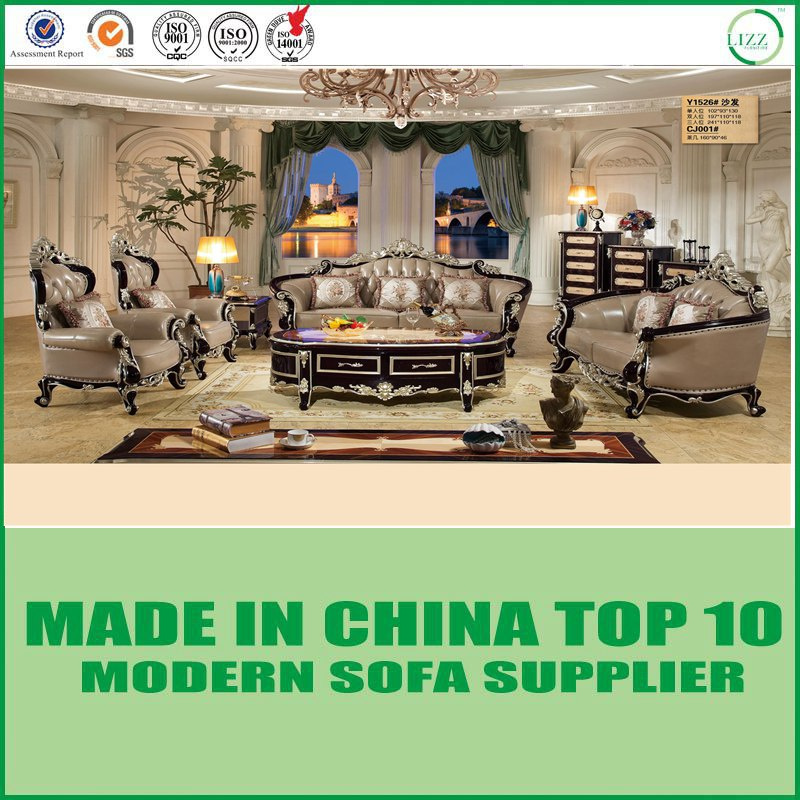Home Luxury Classical Leather Sofa Living Room Furniture