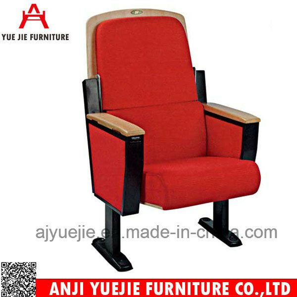 Back Folded Table New Design Auditorium Chair Yj1614A