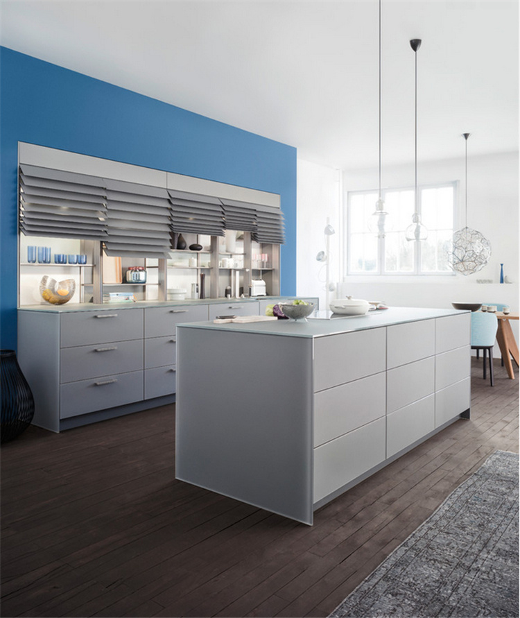 Modern Matte Finish Lacquer Kitchen Cabinet