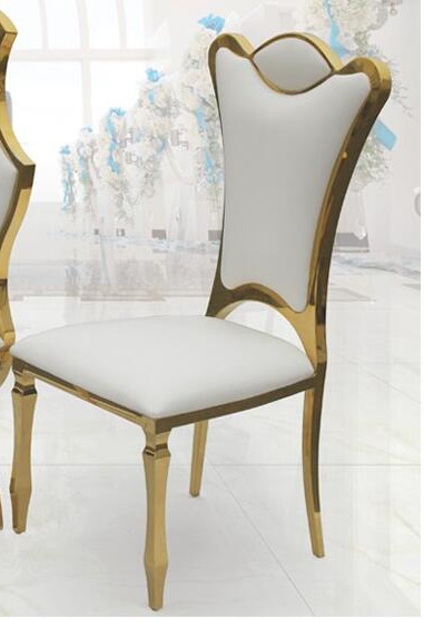 2017 Wedding Event Chair White Leather Banquet Chair