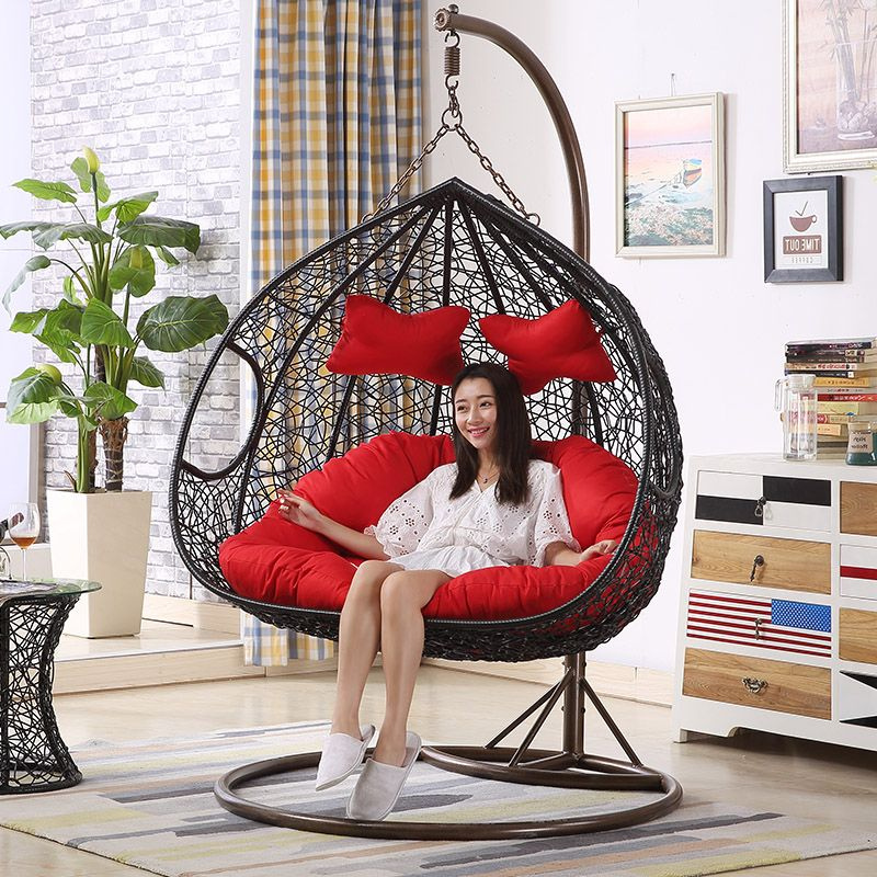 2017 New Double Swing Swing, Rattan Furniture, Rattan Basket (D151B)