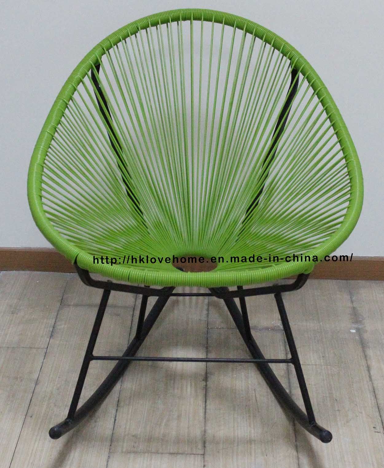 Metal Rattan Outdoor Leisure Rock Acapulco Lounge Chair