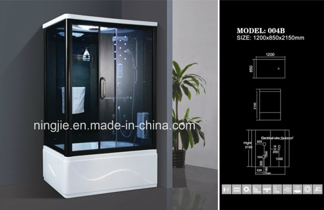 2015 Hot Sales Temper Glass Steam Shower Cabin (004B)