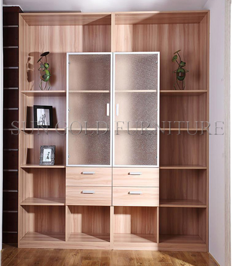 Wood Filing Cabinet with Small Drawer Book Shelf Cabinet (SZ-FCT609)