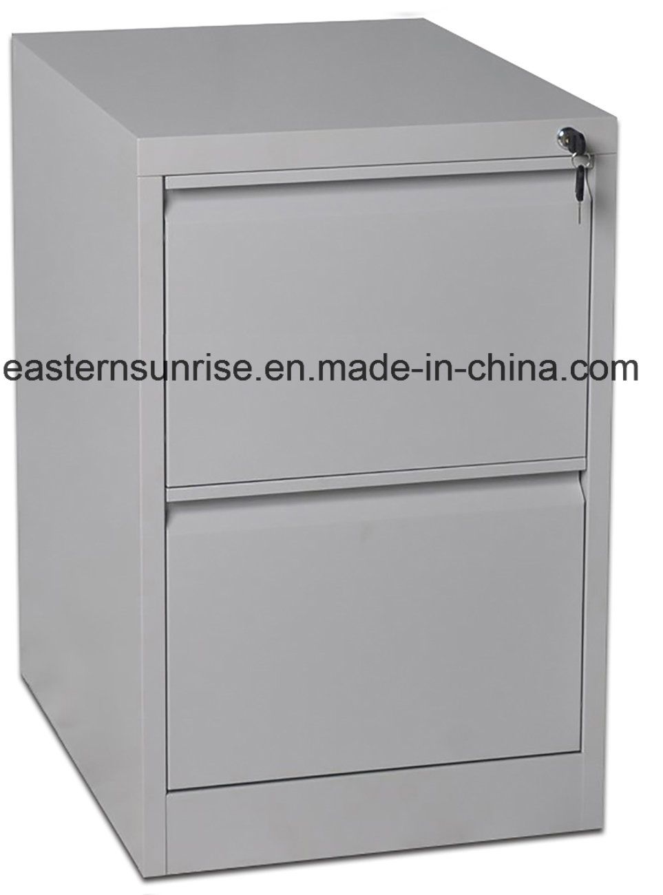 2 Drawer Office Steel Vertical Filing Cabinet