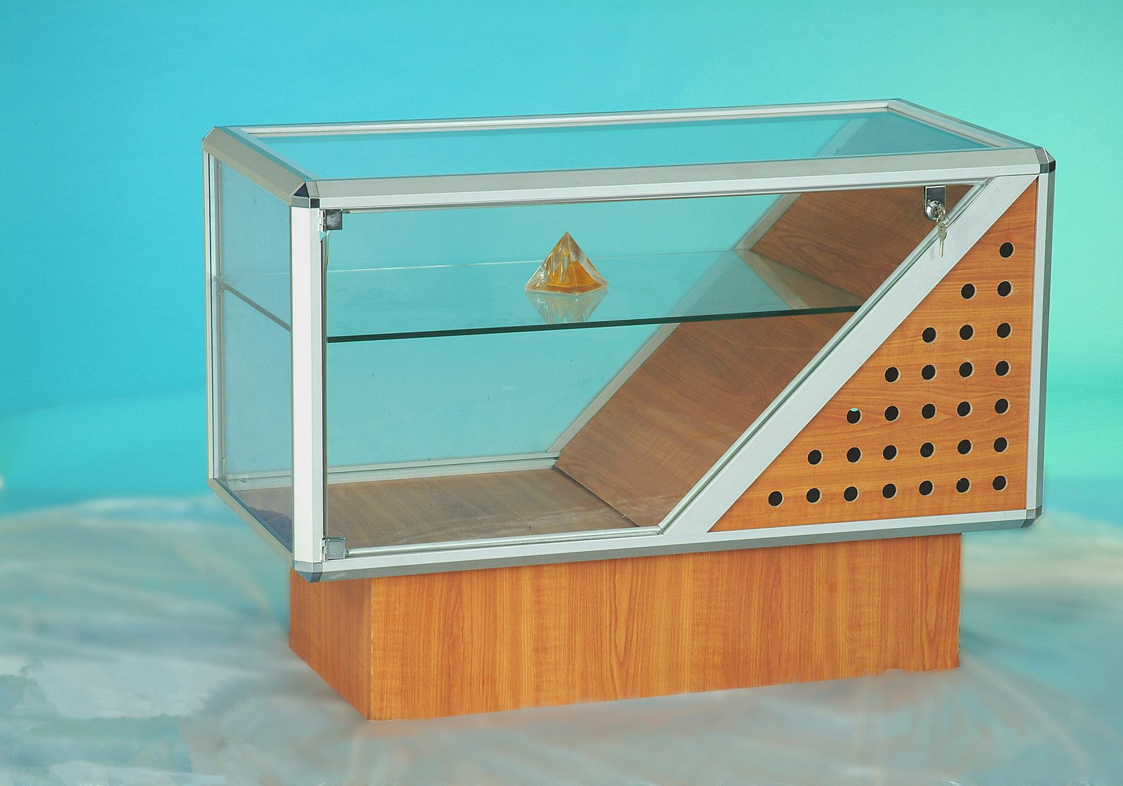 Aluminum Frame Display Cabinet