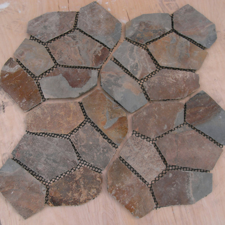 Outdoor Natural Slate Wall Irregular Flagstone (SMC-R067)