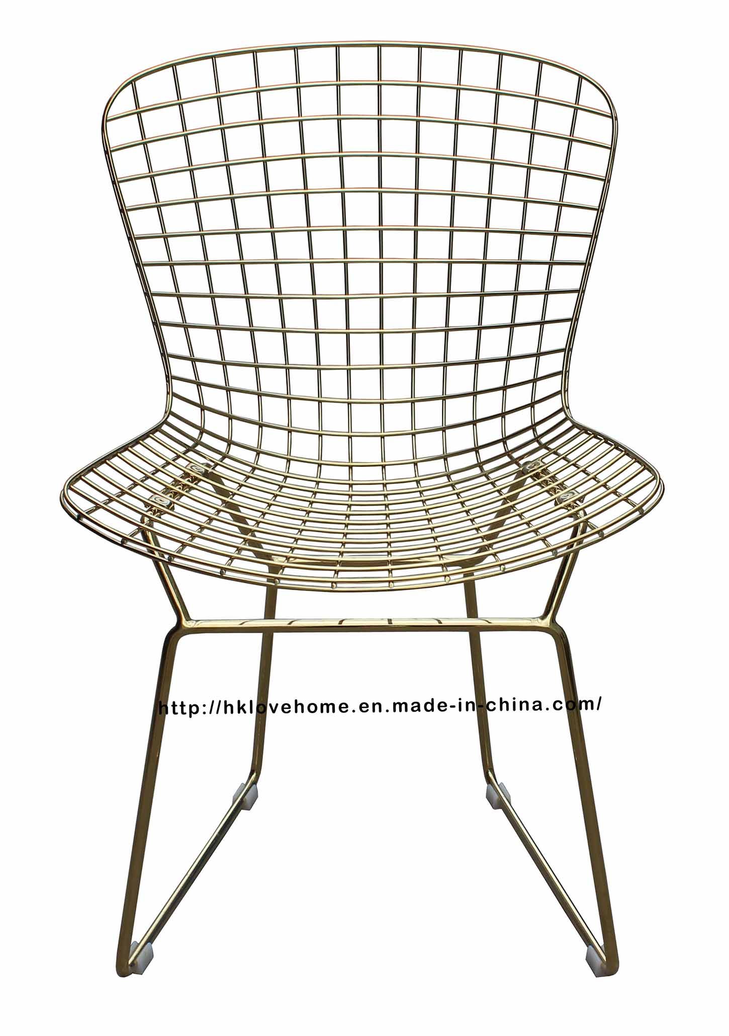 Replica Restaurant Outdoor Furniture Metal Wire Dining Beach Chair