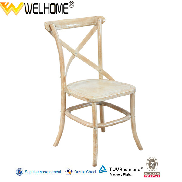 Wooden Cross Back Chair