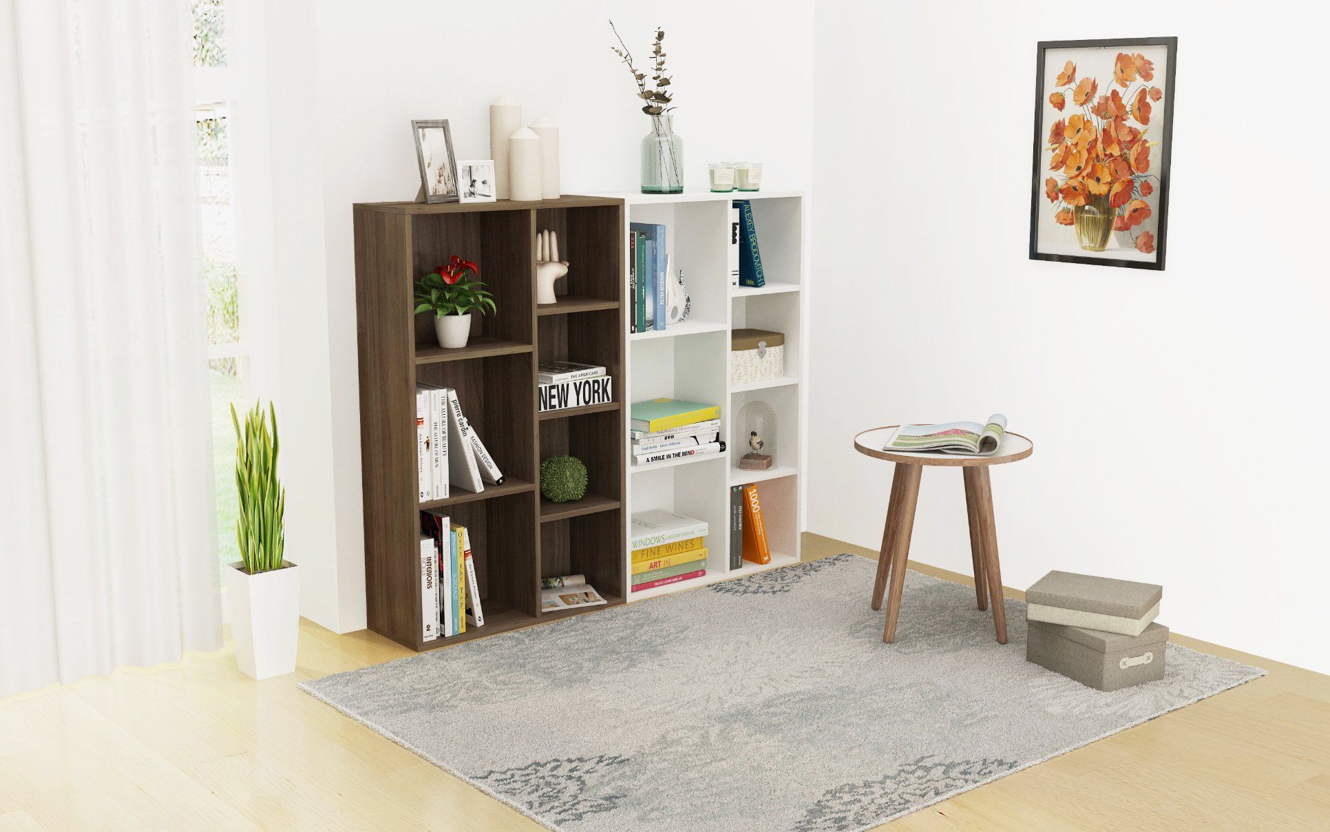 Bookcase Wooden for Sale, Modern Bookshelf Furniture