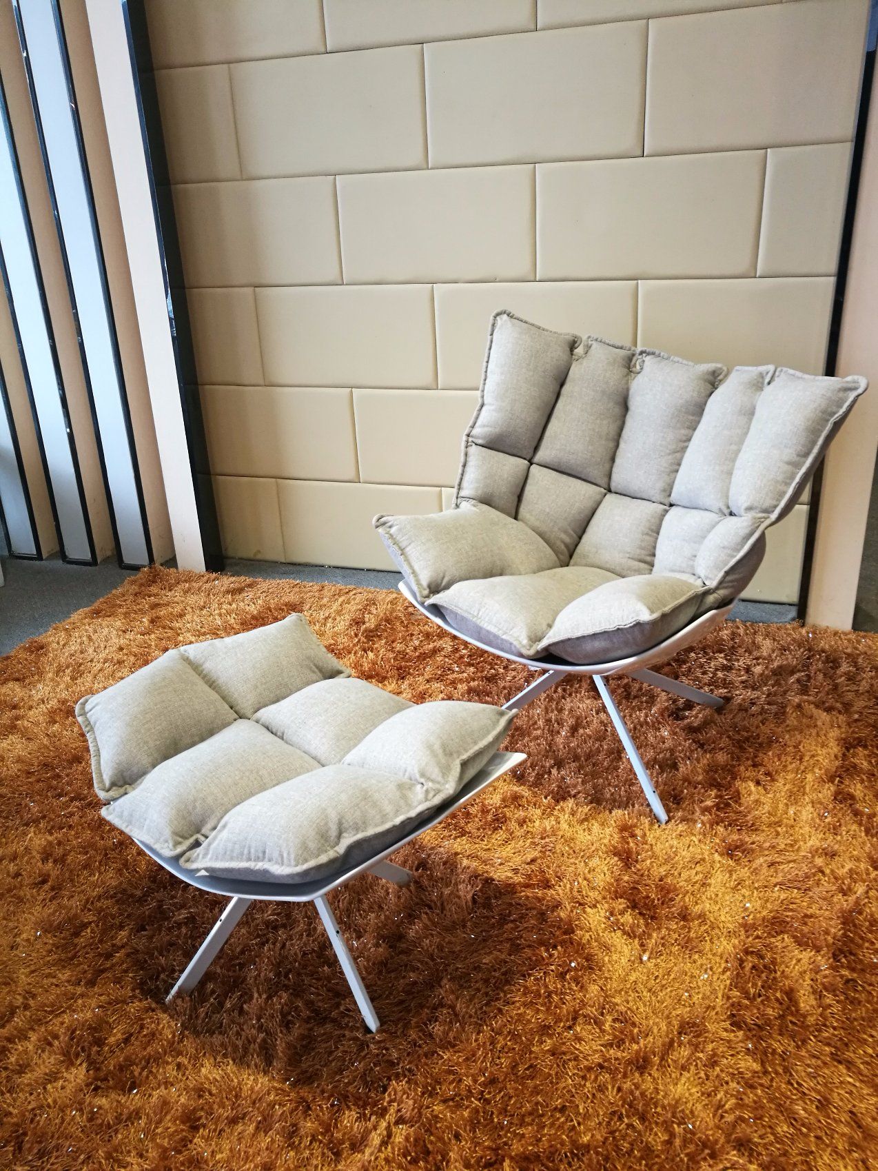 Hot Sales Leisure Fiber Glass Chair (EC-028)