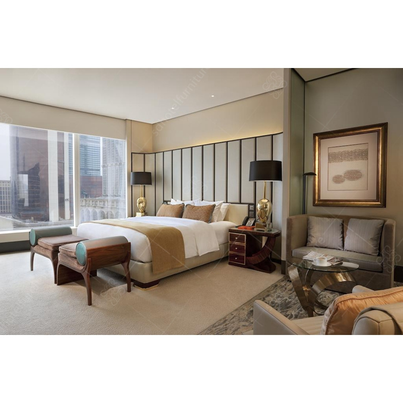 Vintage Hotel Modern King Queen Room Foshan Suppliers Furniture SD1121