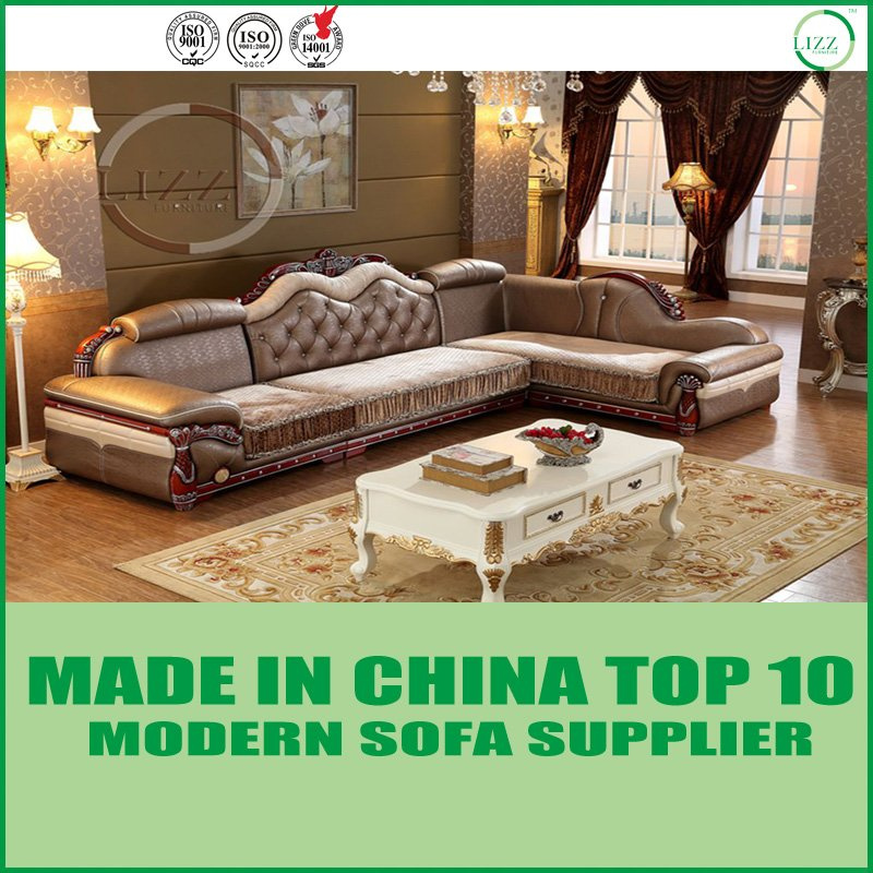 Leather Living Room Home Furniture Modern Leisure Sofa