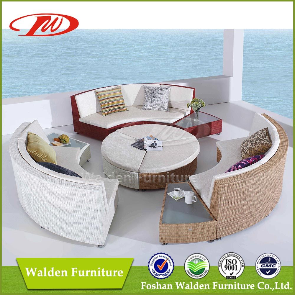 Rattan Sofa, Wicker Sofa (DH-9604)