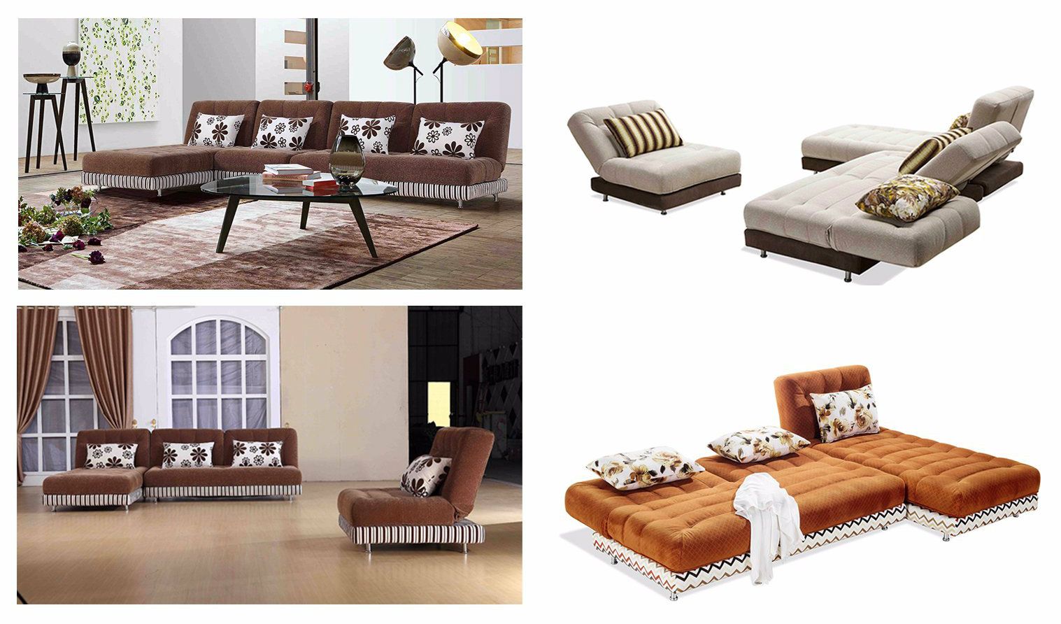 High Quality Fabric Functional Sofa Cum Bed