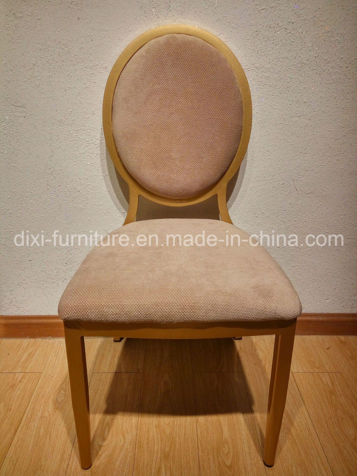 Fabric/Leather Cushion White Round Back Cheap Used Aluminum Chairs