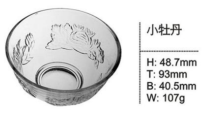 High Quality Glass Bowl Good Glass Bowl Glassware Sdy-F00340