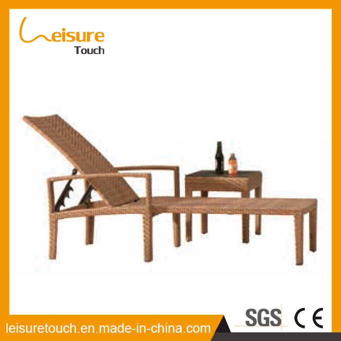Top-Level Handmade Rattan Sunbed Lounger Swimming Pool Furniture Lounge Chair