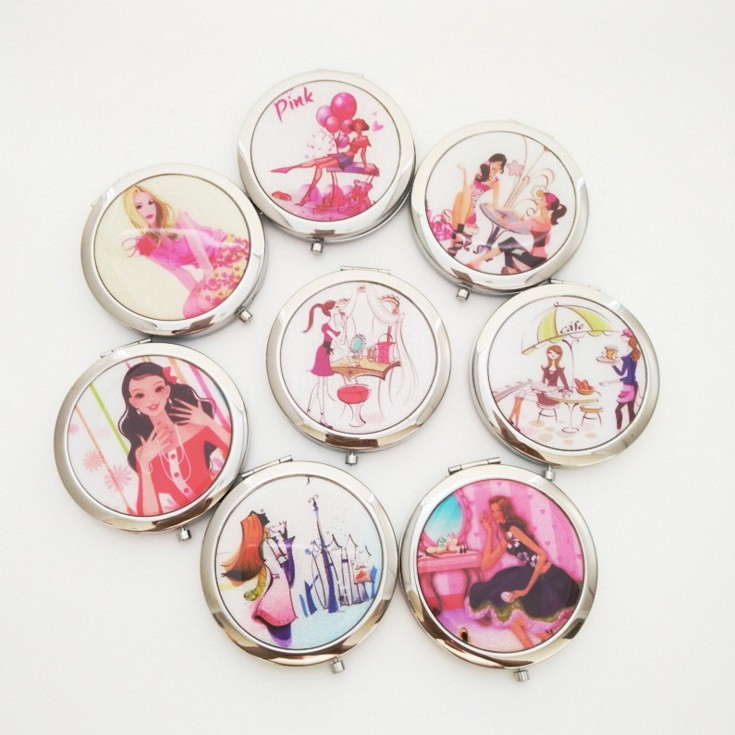Fashion Portable Makeup Compact Mirror (CM-02)