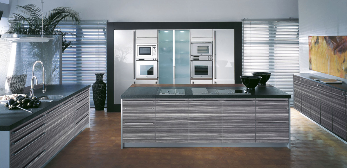 E1 Grade Stable Furniture Kitchen Cabinet (ZH-9629)