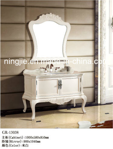 Solid Wood Bathroom Vanity Cabinet (13038)