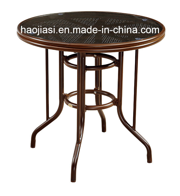 Outdoor / Garden / Patio/ Rattan& Aluminum Table HS6098dt