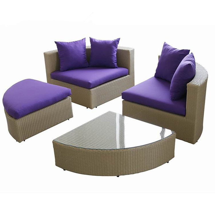 Outdoor Leisure Garden Sofa Wicker Furniture Rattan Sofa Outdoor Furniture S216
