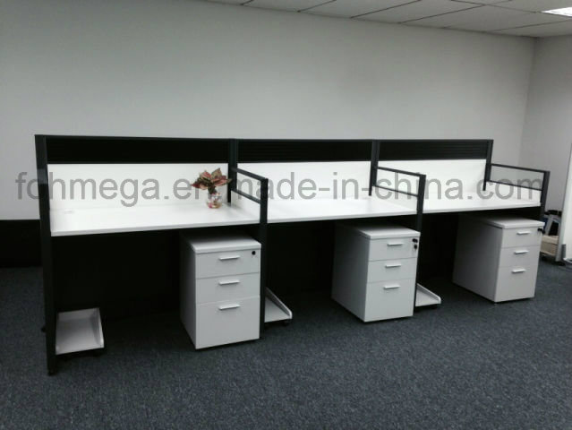 6 Persons Office Cubicle Counter Table for Staff