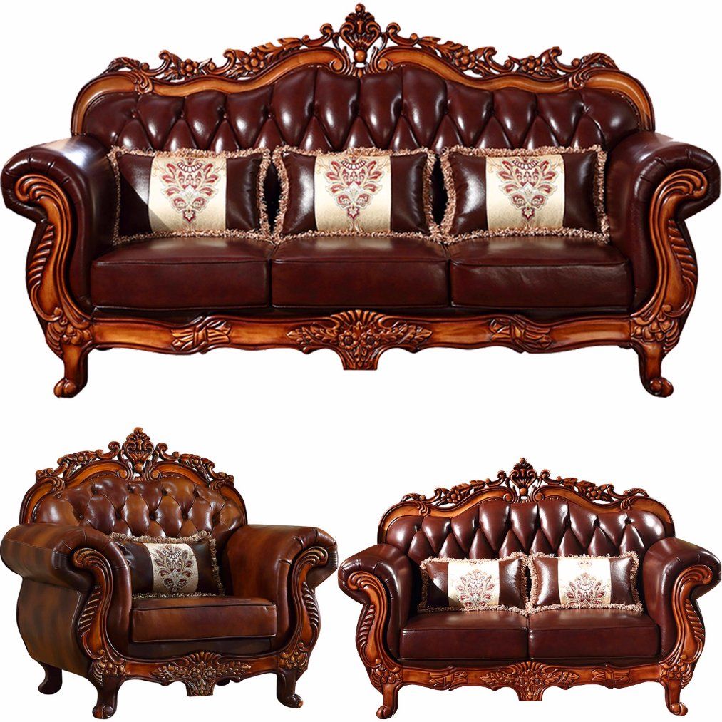 Leather Sofa with Cabinets for Living Room Furniture (929R1)