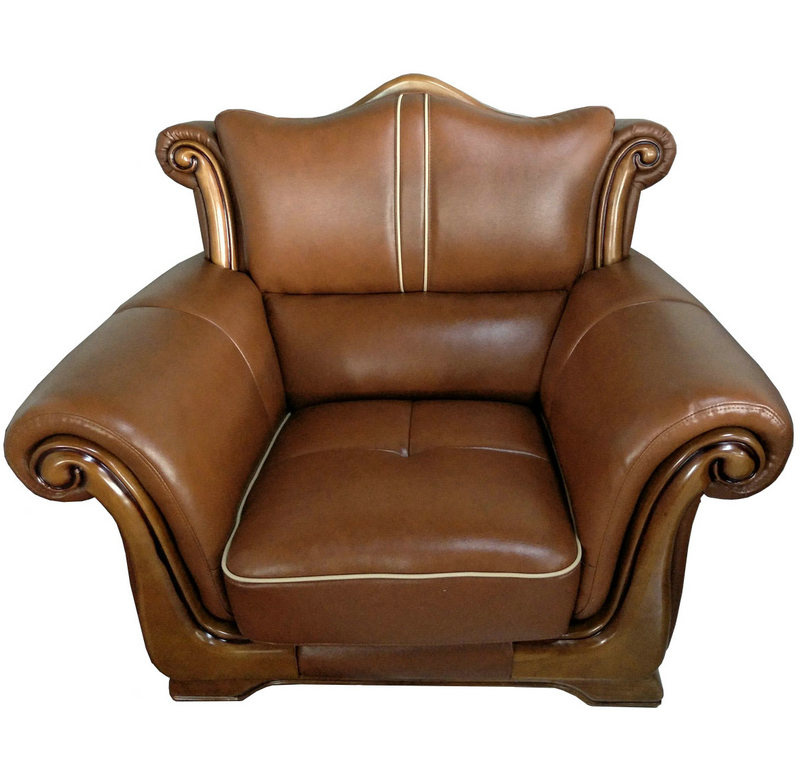 Hot Sell Office Furniture Leather Leisure Sofa (A60)