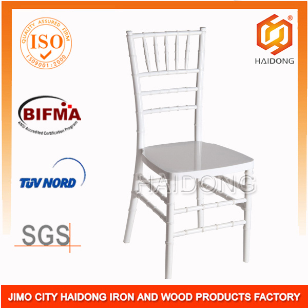 Flash Elegance White Resin Stacking Chiavari Plastic Chair
