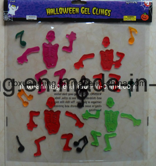 Halloween Glitter Window Jelly Decoration/Gel Stickers