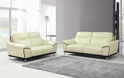 Italian 1+2+3 Living Room Genuine Leather Sofa (SBL-9215)